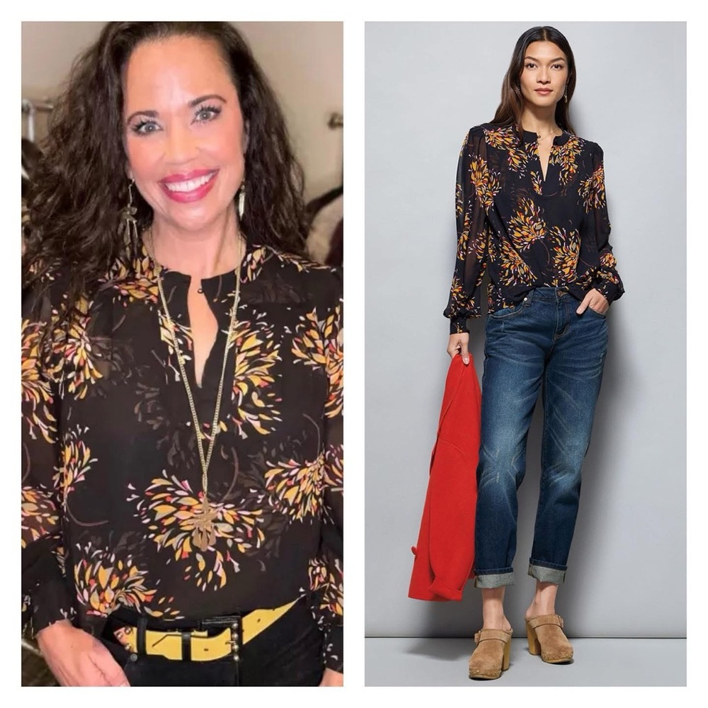 Fiesta Blouse by Cabi - Picture 4 of 15